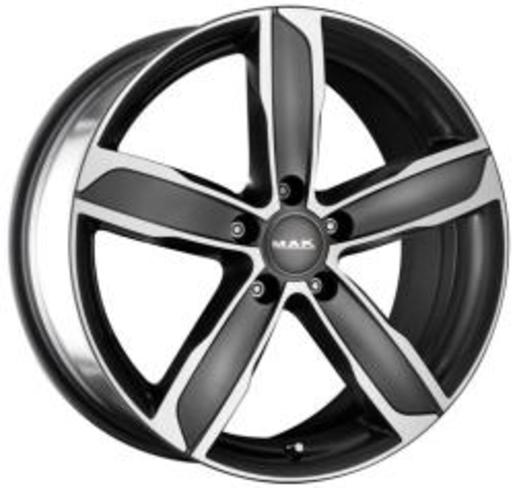Mak Stadt 8x18 5x112 ET 42 Dia 57,1 (Gun Metallic-Mirror Face) черный