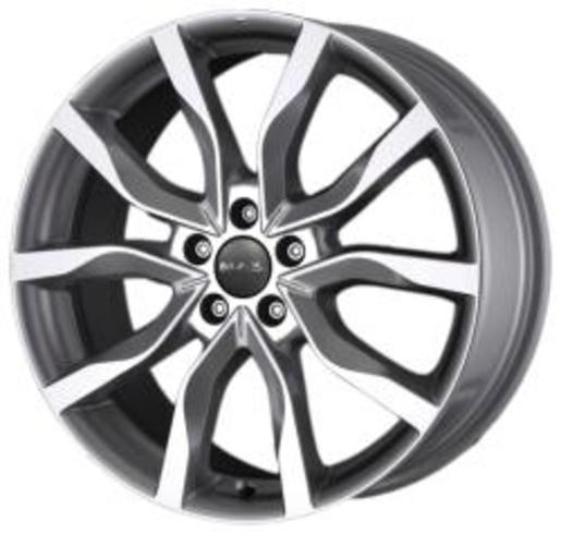 Mak KOLN 9,5x21 5x114,3 ET 50 Dia 76 (Gun Metallic-Mirror Face) черный