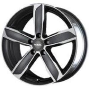 Mak Stadt 7,5x17 5x112 ET 28 Dia 66,45 (Gun Metallic-Mirror Face) черный