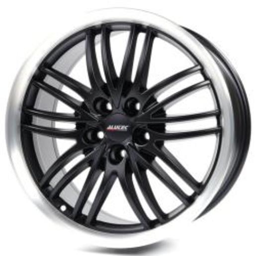 Alutec BlackSun 8,5x18 5x114,3 ET 40 Dia 70,1 (racing black lip polished) черный