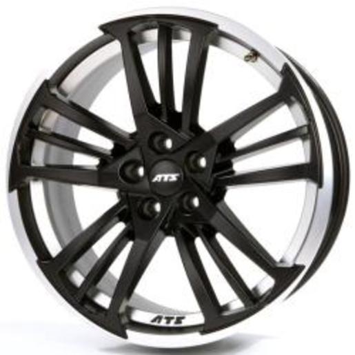 ATS Prazision 7,5x17 5x112 ET 45 Dia 70,1 (racing black double lip polished) черный