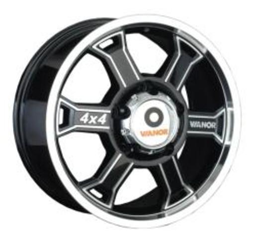 Vianor VR38 8x17 6x139,7 ET 38 (BKF) черный