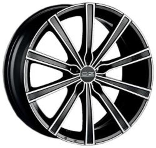 OZ Racing Lounge 10 7x16 5x100 ET 35 Dia 68 (Matt Black Diamond) черный