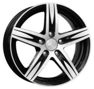КиК Андорра (КС454) 6,5x16 5x105 ET 39 Dia 56,6 (BA) черный
