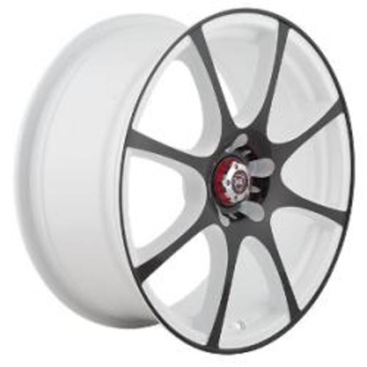 NZ F46 8x18 5x120 ET 42 Dia 67,1 (WB) черный и белый