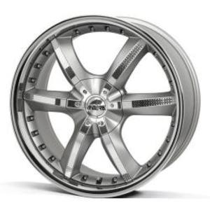 Antera 389 9,5x20 6x139,7 ET 40 Dia 67,1 (silver matt lip polished) серебристый