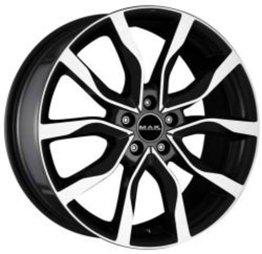Mak Highlands 8x18 5x114,3 ET 40 Dia 76 (black mirror) черный