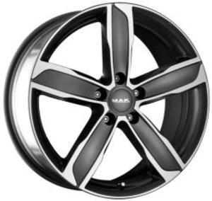 Mak Stadt 8x18 5x112 ET 28 Dia 66,45 (Gun Metallic-Mirror Face) черный