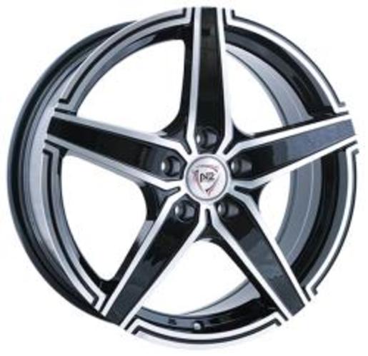 NZ F1 8x18 5x130 ET 53 Dia 71,6 (BKF) черный