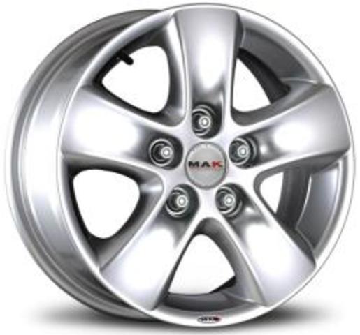 Mak HD 6,5x16 5x112 ET 45 Dia 76 (hyper silver) серебристый