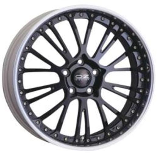 OZ Racing Botticelli 8x18 5x112 ET 35 Dia 75 (Matt Black Diamond) черный