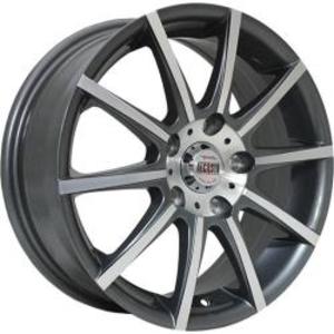 Alcasta M12 6x15 4x100 ET 43 Dia 60,1 (GMF) черный