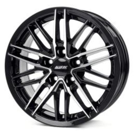 Alutec Burnside 7,5x17 5x100 ET 35 (diamond black front polished) черный