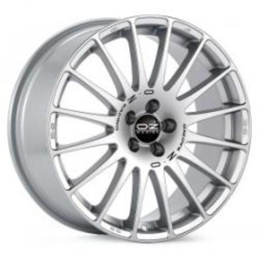 OZ Racing Superturismo GT 7x17 4x100 ET 44 Dia 68 (Silver Black) серебристый черный