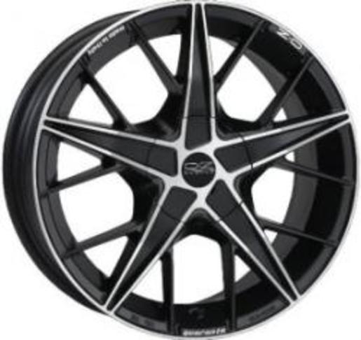 OZ Racing Quaranta 7x17 4x100 ET 37 Dia 68 (Matt Black Diamond) черный