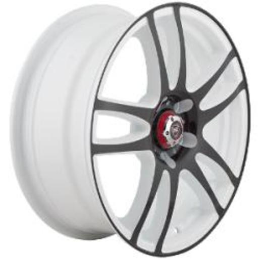 NZ F45 7x17 5x105 ET 42 Dia 56,6 (WB) черный и белый