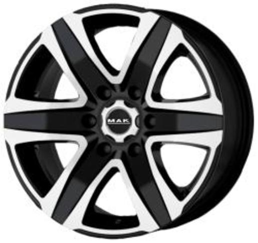 Mak Stone 6 8x17 5x120 ET 40 Dia 65,1 (black mirror) черный