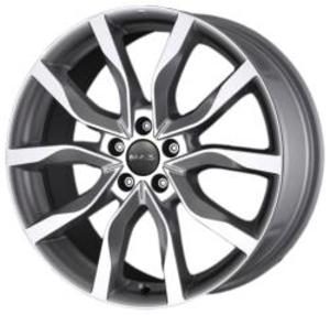 Mak KOLN 8x18 5x112 ET 42 Dia 66,5 (Gun Metallic-Mirror Face) черный