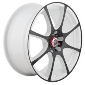 NZ F46 8x18 5x120 ET 42 Dia 67,1 (WB) черный и белый